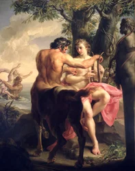 Achilles undervisning av Cheiron, 1746